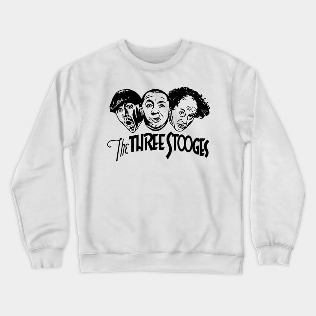 Retro Movie Gift For Three Love Fans Crewneck Sweatshirt by EulaWaltersPainting